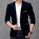 thumbnail image 2 of Traje casual de pana de primavera y otoño para hombre, traje de negocios ajustado para jóvenes, chaqueta de hombre, 2 of 4