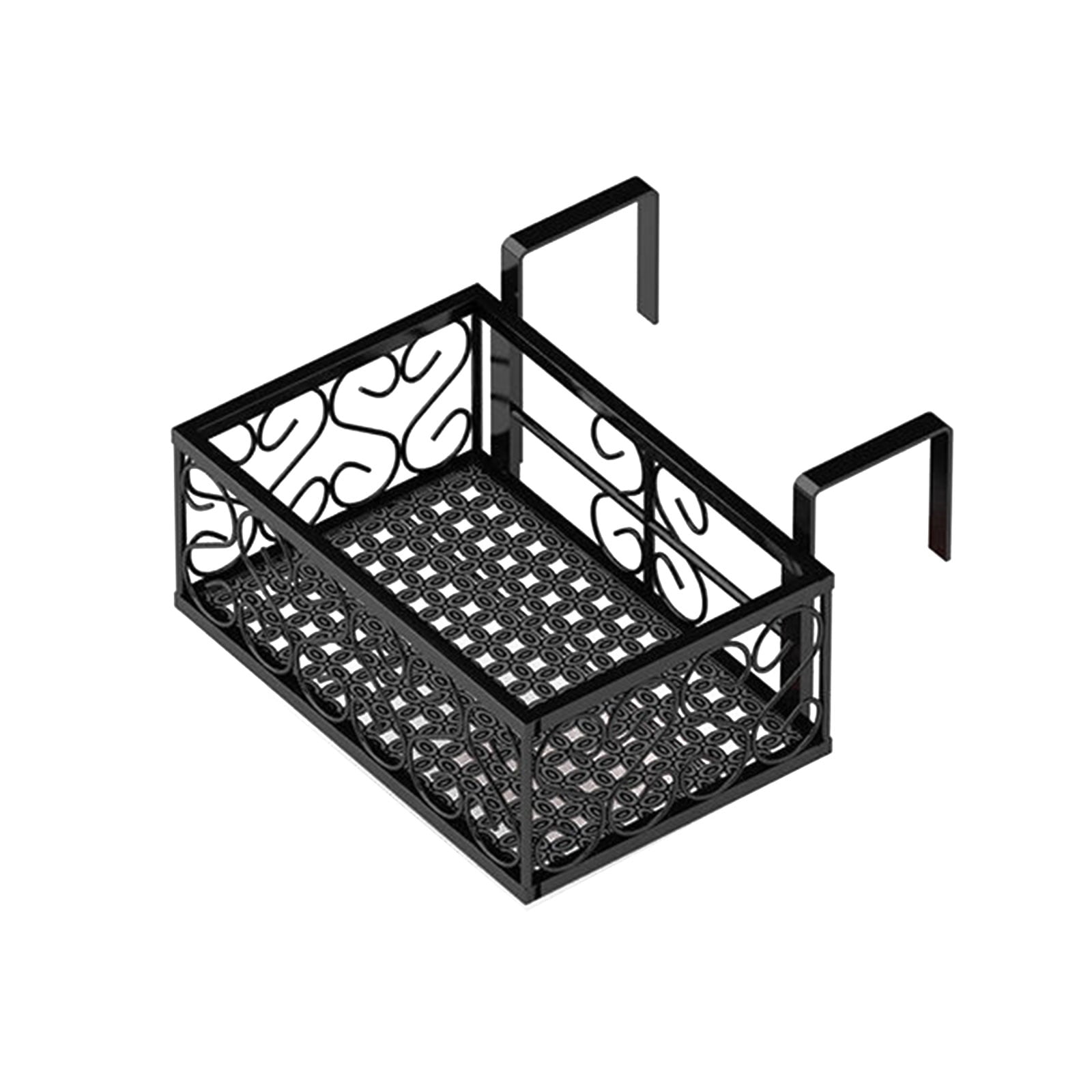 CreativeArrowy Balcony Flower Pot Storage Basket Shelf Flowerpot ...