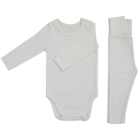 

QYZEU Kids Fall Outfits Boys Going Home Outfits for Baby Boy Baby Girls Boys Autumn Solid Cotton Long Sleeve Long Pants Romper Bodysuit Set Outfits Clothes