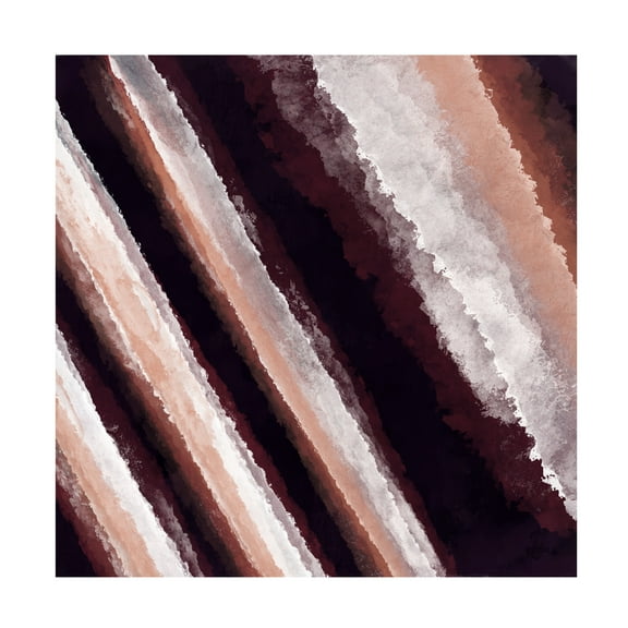 Trademark Fine Art Emel Tunaboylu Brown Abstract 2 Canvas Wall Art