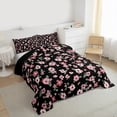 thumbnail image 3 of Feelyou Vintage Blossoms Floral Bedding Comforter Set, Rustic Farmhouse Twin Comforter Sets, Teen Child Kid Adult Reversible Bedding Set, Breathable Home Decor, 2pcs, 3 of 8