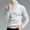 White, variant on Elvqul Sweater for Men Big and Tall Long Sleeve Solid Mens Pullover Sweater Casual