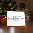 thumbnail image 4 of Scripture Walls  Beautiful In It's Time Ecclesiastes 3:11 Christian Wall Art Bible Verse Print Ready To Hang Unframed, 4 of 16