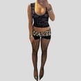 thumbnail image 4 of Women's Leopard Print Fold Waist Sexy Shorts Club Fashion Low Waisted Women Mini Shorts Pants Hot Sweet Y2K Party Streetwear, 4 of 13