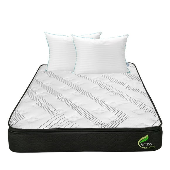 Colchón Matrimonial Dicasa Enzo + Almohada Royal Twin