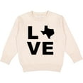 thumbnail image 2 of Inktastic Love Texas Toddler Sweatshirt, 2 of 4