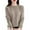 Khaki-B, variant on 2025 Puawkoer Thermal top 1pc warm clothing Pranks for Adults Merchandise Cool Things Fleece Tops for Women Long Sleeve Desk Toy Women Casual Solid Color Bottoming Shirt Slim High Knitted Long Sleev