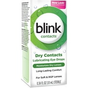 4 Pack - Blink Contacts Lubricating Eye Drops 10 mL Each