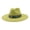 Avocado Green, variant on Big Wide Brim Boho Fedoras Hat for Women Men with Embroidery Belt Rancher Western Suede Hat