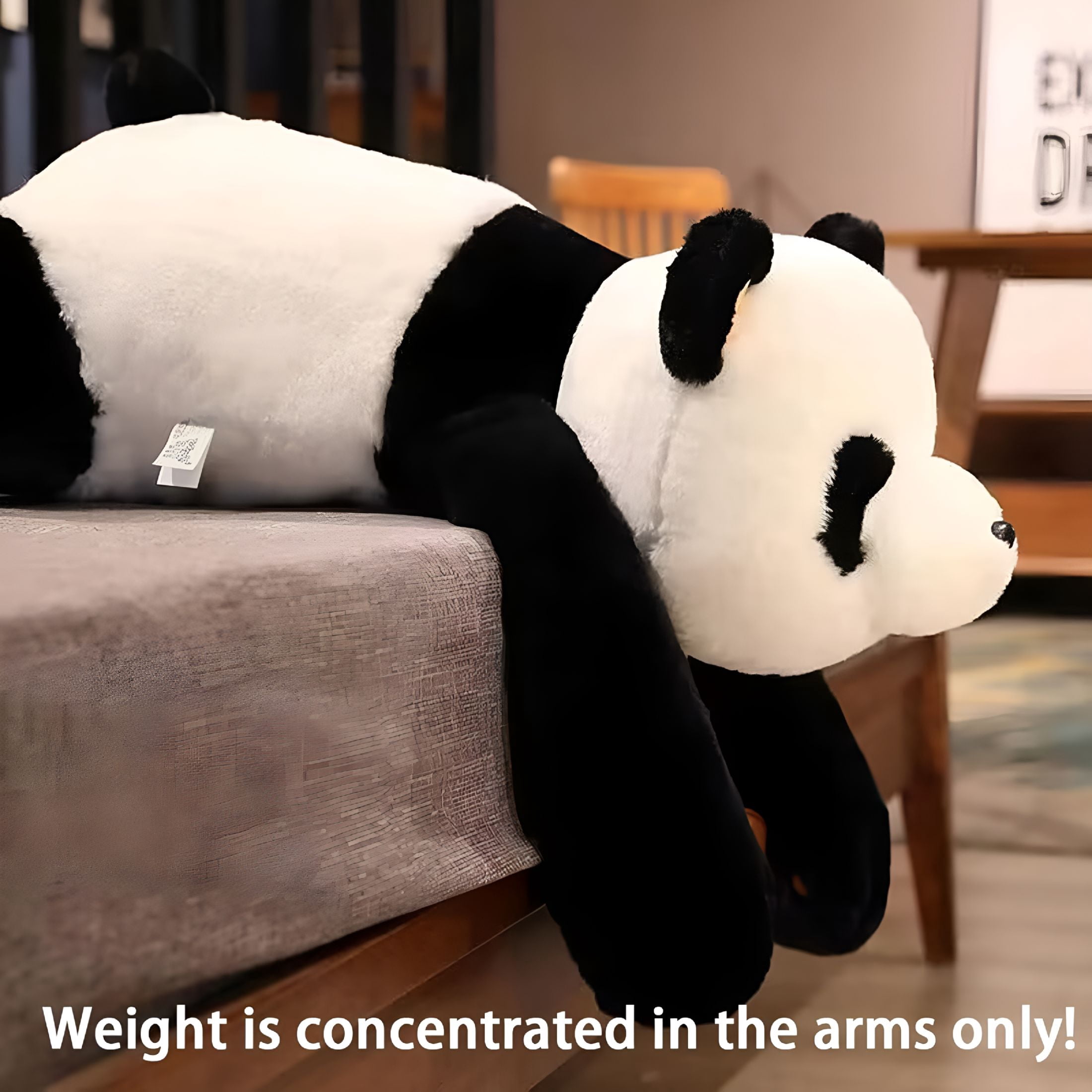 CYFW 2026 New 17.71In Panda Weighted Stuffed Animals,Weighted Plush Animal,Cute Soft Plush Toy Pillow Hugging Plushie Birthday Gifts for Kids Adults