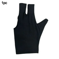 1Pcs Billiard Gloves Pool Gloves Snooker Gloves Left Hand 3 Fingers Breathable Black Fangkenuo