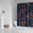 thumbnail image 2 of Pioneer Flower Floral Print Pattern Shower Curtain 72"x84" ,Bathroom Decorative Shower Curtains Set with 12 Hooks,Modern Waterproof Washable Shower Curtain, 2 of 6