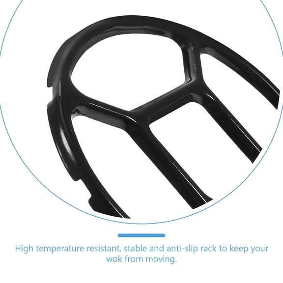 2pcs Metal Kitchen Stove Burner Racks Anti- Wok Support Cooking Accessories for Gas Stoves