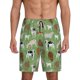 thumbnail image 1 of Fotbe Cows And Calves Pantalones Cortos de Pijama para Hombre, Ropa de Dormir, Pantalones de Pijama Cortos para Hombre-Medium, 1 of 6