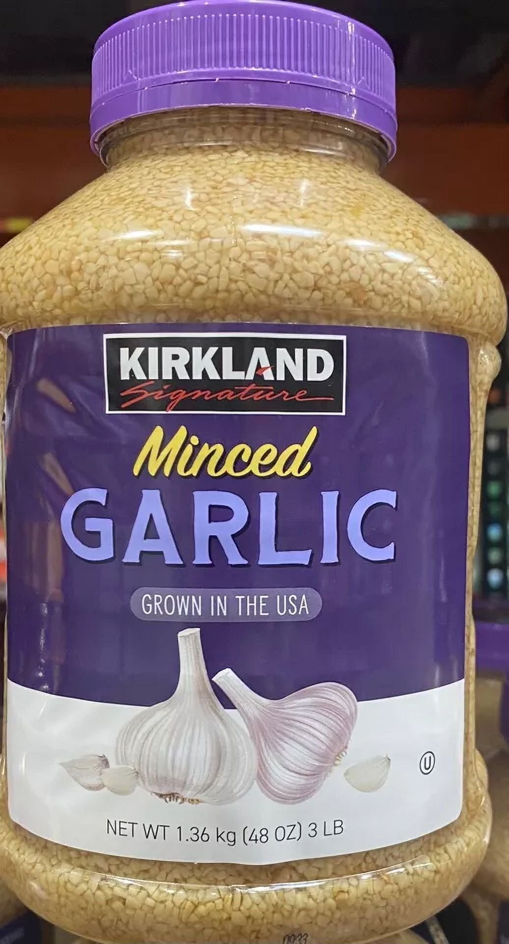 Signature Minced 100% California Garlic 48 Ounces Bottle - 2 PACK