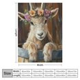 thumbnail image 4 of Orinice Cute Donkey Blanket - Soft, Cozy, Lightweight, Fuzzy, and Warm Throw - Perfect for Couch, Bed, Travel, and Outdoor Use - for Men Women Adults Kids   60x80in, 4 of 6