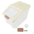 thumbnail image 2 of Rice Container Storage for Home Stores PP Rice Storage Container Cereal Dry Food Storage Container Airtight Flour Storage Bin, 2 of 7