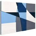 thumbnail image 3 of "Whispers of Blues I" Hand Made & Hand Finished Solid Paulownia Wood Abstracts Wall Art, 3 of 13