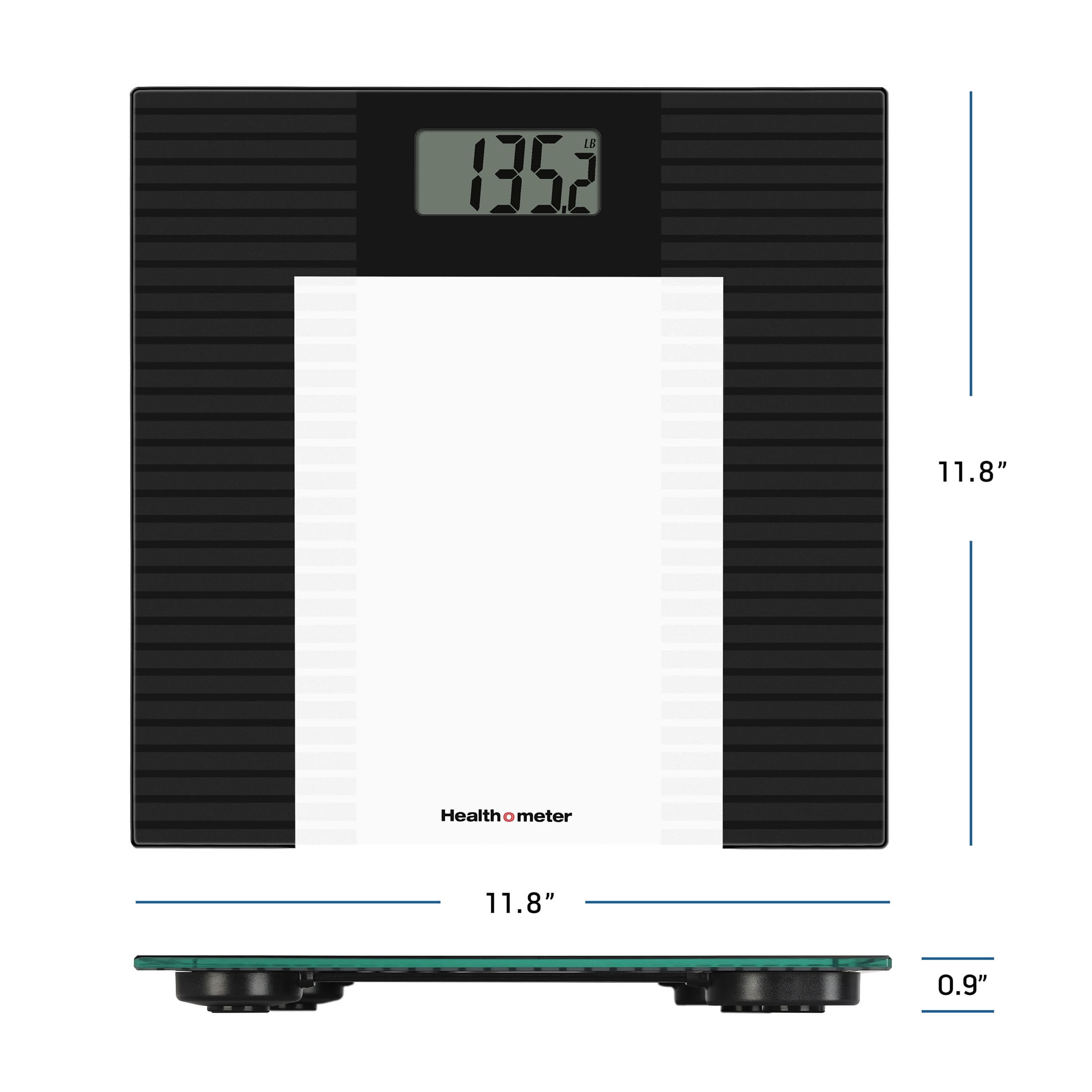 Health O Meter Digital Floor Scale 440 lbs. / 200 kg Capacity, 1 ct -  Harris Teeter