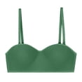 thumbnail image 1 of RKSTN Bras for Women Traceless Comfortable No Steel Ring Removable shoulder strap Convertible Bras Solid Color Breathable Gathering Push up Strapless Bras, 1 of 3