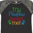 thumbnail image 4 of Inktastic My Pawpaw Loves Me Boys or Girls Toddler T-Shirt, 4 of 5