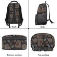 thumbnail image 6 of Pzuqiu Capybara Strawberry 17 Inch Kids Backpack for Ages 6-18 Elementary to High School, Large Capacity Lightweight Bookbag Breathable Schoolbag for Back to School Travel Use, 6 of 7