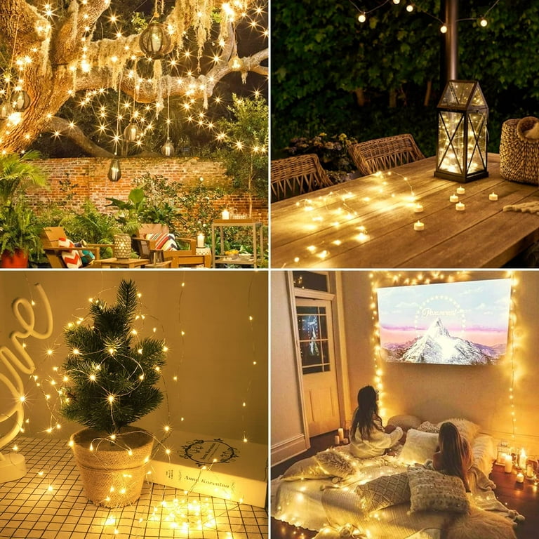 LED Tent Light Outdoor Camping Fairy Patio Light String USB Portable Party  Atmosphere Lamp Home Wedding Garden Christmas Decor