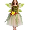 thumbnail image 3 of Vestido de disfraz de hada Petitebella 1-10 años (verde oliva 4-6 años), 3 of 3