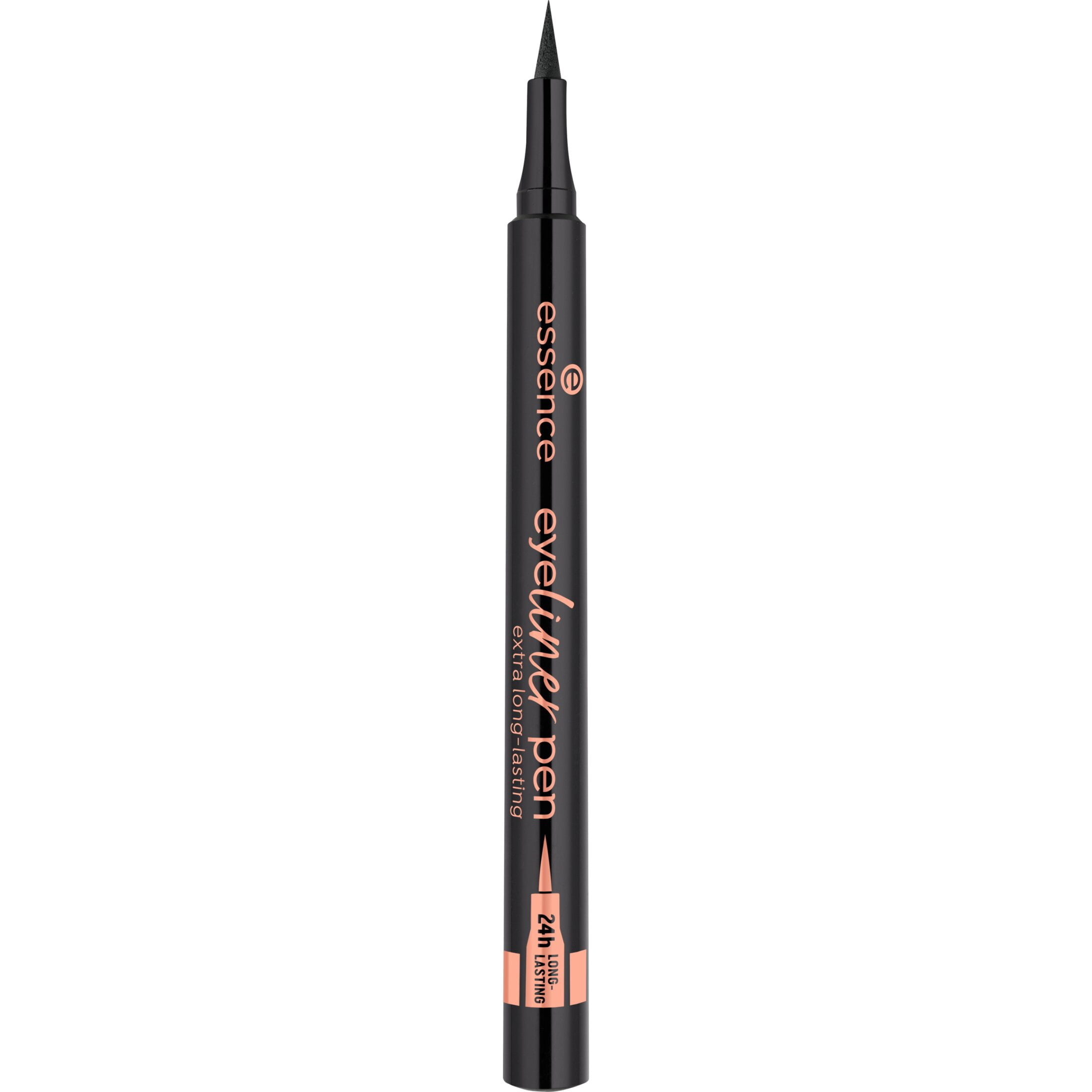 essence Eyeliner Pen Liquid Felt-Tip, Extra Long-Lasting, 010 Blackest Black