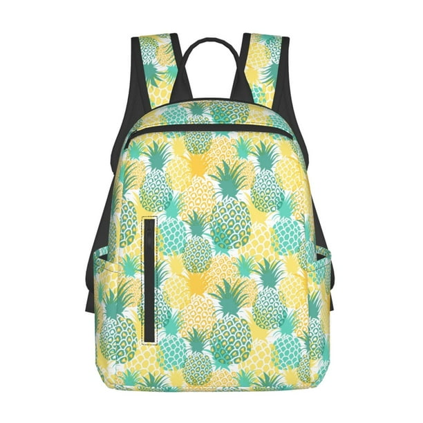 Disketp Pineapples1 Mochila Ligera e Impermeable, Mochila de Día Resistente para Viajes, Senderismo y Uso Diario para Hombre y Mujer