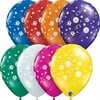 Qualatex Sports Balls Around Multicolored 11" Latex Balloons, 50 CT