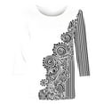 thumbnail image 2 of Cilsoka White Shirts for Women Fall Winter Womens Long Sleeve Blouse Womens Graphic Tees Oversized Casual Blouses for Women 2025 My Orders past Orders, 2 of 4