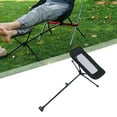thumbnail image 3 of Camping Stool Collapsible Footstool for Camping Beach Folding Fishing Outdoor BBQ Camping Foot , negro, 3 of 6