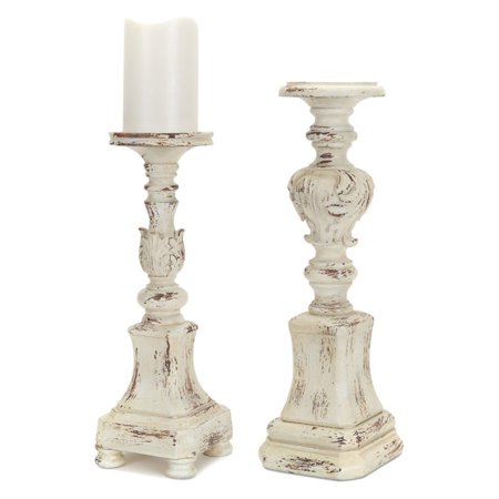 UPC 746427582162 product image for Melrose International Rustic Set of 2 Candle Holders | upcitemdb.com