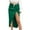 Green, variant on VSSSJ Silk Skirts for Women Twist Front High Waist Sexy Side Split Satin Skirts Party Cocktail Casual Swing Solid Color Elegant A-Line Skirts Green L