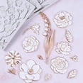 thumbnail image 4 of Molde de silicona floral, molde de fondant de flores y hojas para decoración de pasteles, molde de chocolate, 4 of 6