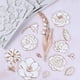 thumbnail image 4 of Molde de silicona floral, molde de fondant de flores y hojas para decoración de pasteles, molde de chocolate, 4 of 7