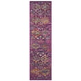 thumbnail image 6 of SAFAVIEH Madison Britton Geometric Floral Area Rug, Fuchsia/Blue, 5'1" x 7'6", 6 of 10