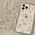 thumbnail image 4 of Funda transparente para Samsung Galaxy S23 Ultra S22 S21 FE S10 Plus Note 20 10 A34 A54 A33 A53 A32 A52, dibujo animado de Hello Kitty Melody, 4 of 5