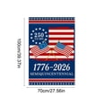 thumbnail image 4 of 250 Anniversary USA Flag Garden Flag 776-2026 Patriotic 250 Years Banner 4th of July Yard Sign Double-Sided Waterproof Garden Flag 12x18 Inch C, 4 of 7