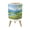 Color 2, variant on Small Trash Can with Lid Peaceful Lake Sunset Mountains Daisy Flowers 1.8 Gallon Dog Proof Trash Can Round Garbage Can Waste Bin Wastebasket for Bathroom Bedroom