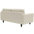 thumbnail image 3 of Modway Empress Upholstered Fabric Loveseat in Beige, 3 of 4