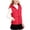Red, variant on HBGVBA Girl's Zip Up Puffer Vest Hooded Sleeveless Coat,Solid Color Full-Zip Vest Casual Thermal Outer Multi-Season Wear 3-14 Years