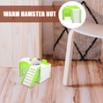 thumbnail image 5 of FESTFENDS Light Green PVC Hideout for Hamsters Guinea Pigs Rats Small Animal Shelter, 5 of 5