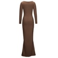 thumbnail image 5 of Long Sleeve Maxi Dress for Women High Waisted Dress Pants for Women Lace Dress for Women Brown Dress for Women Sweater Dress for Women Plus Size Sexy Red Dress for Women, 5 of 7