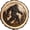 Big Foot, variant on Garden Décor - Dog Crossing Stepping Stone - Decorative Stone for Garden