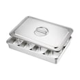 thumbnail image 1 of GUOOL Chafing Dish Food Chafer Kitchen Dinners Buffet Server Chafing Buffet Chafer Set 8 Compartments, 1 of 9