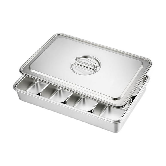 GUOOL Chafing Dish Food Chafer Kitchen Dinners Buffet Server Chafing Buffet Chafer Set 8 Compartments