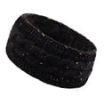 thumbnail image 1 of Bandeau de Sport en Laine Tricotée Couleur Unie Automne et Hiver, 1 of 9