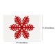 thumbnail image 3 of Adornos navideños, adornos para árboles de Navidad, regalos navideños, manteles individuales con estampado de copos de nieve, decoración para fiestas navideñas, caminos de mesa, manteles individuales, 3 of 6